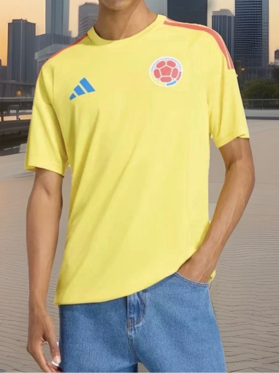 Adidas Colombia 26 Soccer National Team Men’s Fan Jersey Sz Xl New